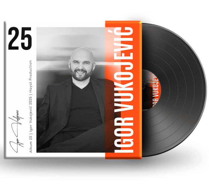 Igor Vukojević – omot albuma „25” (2025)